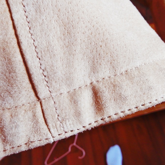 Winlit New York beige suede winter jacket - Picture 7 of 8